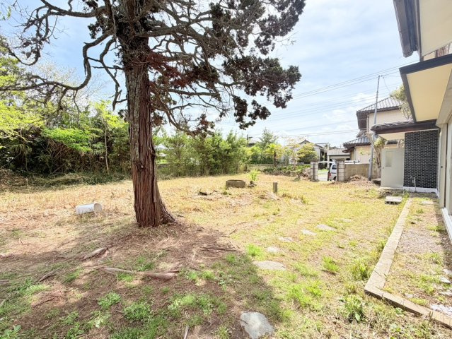 鉾田市梶山中古物件の庭