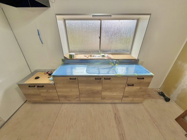 鉾田市梶山中古物件のキッチン