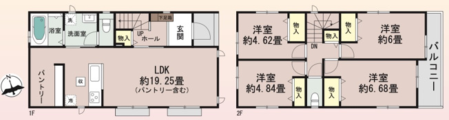 【間取り】 | ★仲介手数料無料★横浜市瀬谷区二ツ橋町60番 | 仲介手数料無料！お問合せ下さい/080-7058-7312 