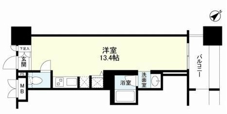 パークフラッツ横濱公園の間取り