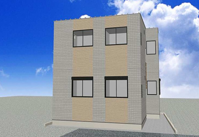 【外観パース】 | ハーモニーテラス青井Ⅸ | 同一仕様写真
