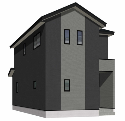 【外観パース】 | 畠田2丁目1期 | ◆賃貸物件と売買物件の違いをご存じですか？
売買物件はクリーニングやリフォームが必要なお部屋がほとんどです。また新築物件はカーテンレールや網戸、TVアンテナがオプションとなり本体価格とは別になります。