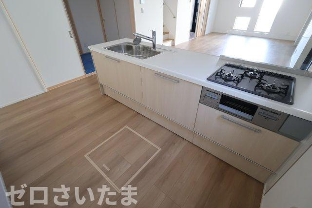 《仲介手数料無料》緑区大字三室2083-4新築一戸建てミラスモのキッチン