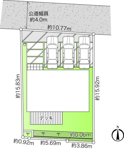 『開放感あるルーフバルコニー』×『カースペース3台』～釜利谷東3丁目新築戸建～の画像