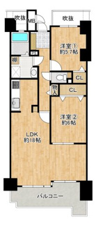 【間取り】 | シティパーク北野田