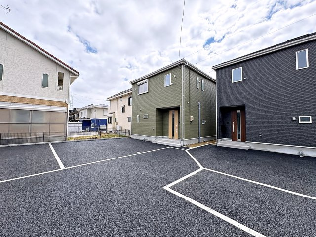 新築戸建・新築建売　郡山市昭和第9　芳賀小・第四中の前面道路含む現地写真|操作も簡単なモニター付きインターフォンで、セキュリティを強化！