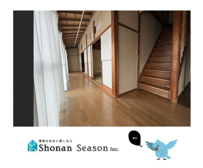 【内装】 | 趣のある和の雰囲気・木のぬくもりが楽しめる、大型6DK中古住宅◎　
梁・柱を残し、自分好みにリノベーションが楽しめますよ♪
まずは現地内覧にいらしてみませんか。