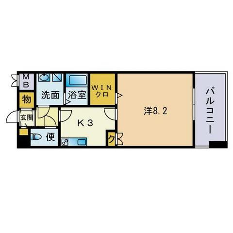 シエル薬院の間取り