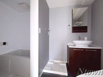 【設備】 | モルゲンロート | 洗濯機置き場です