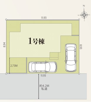 所沢市下安松第2期の区画図