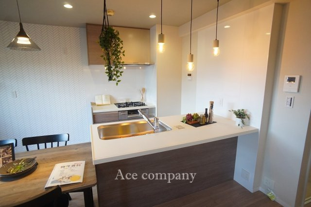 【キッチン】 | 西つるみコーポ | カウンターキッチンです♪