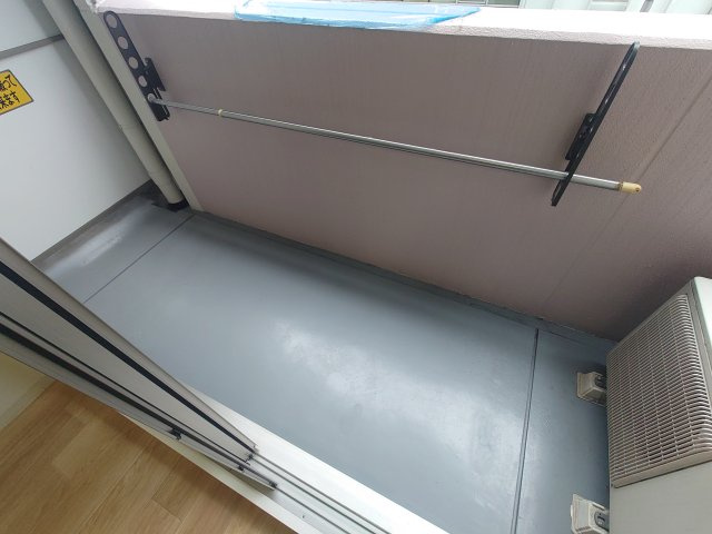 レベント岐阜のバルコニー