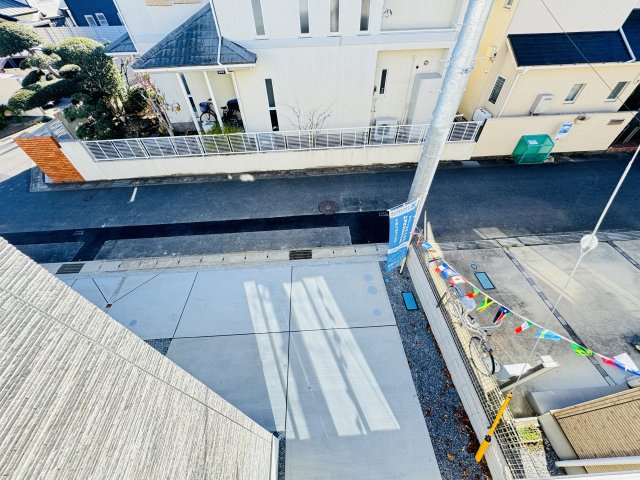 流山市東初石１丁目新築戸建（東初石13期）の展望|バルコニーより道路側眺望