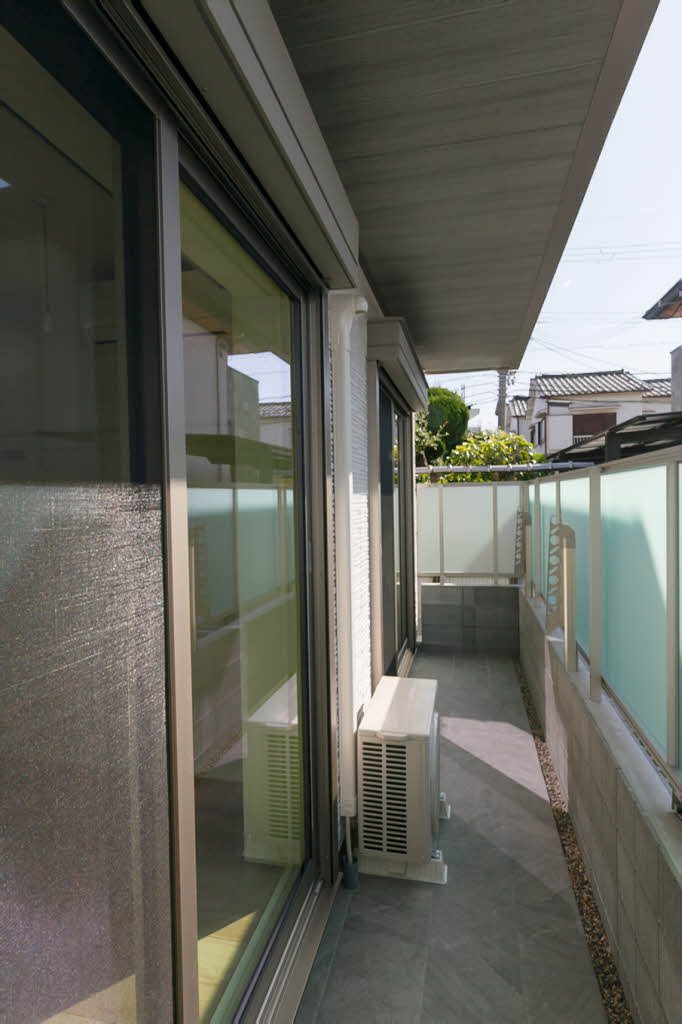 グランメゾン高師浜のバルコニー|落ち着いた時間を過ごせるバルコニーです