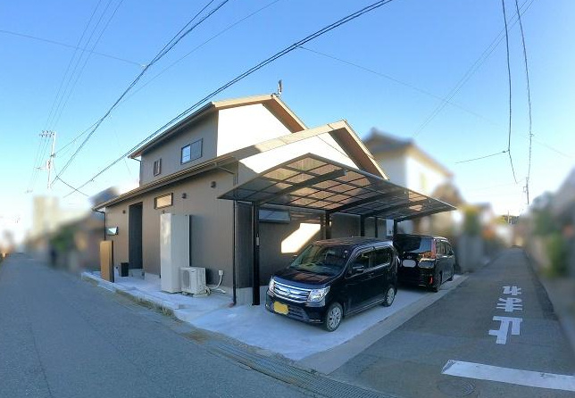高知市南万々　中古戸建ての外観
