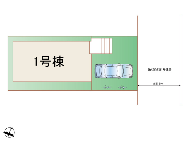 神戸市垂水区青山台　新築一戸建の区画図