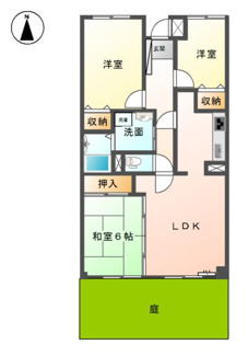 【間取り】 | グランシャリオ氷上１番館