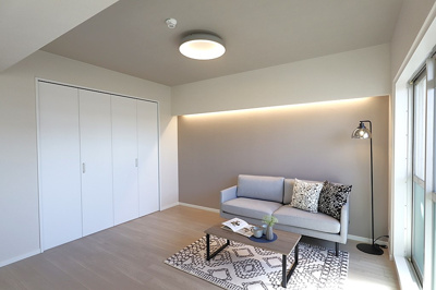 【居間・リビング】 | 西つるみコーポ | LDK（約16.5帖）