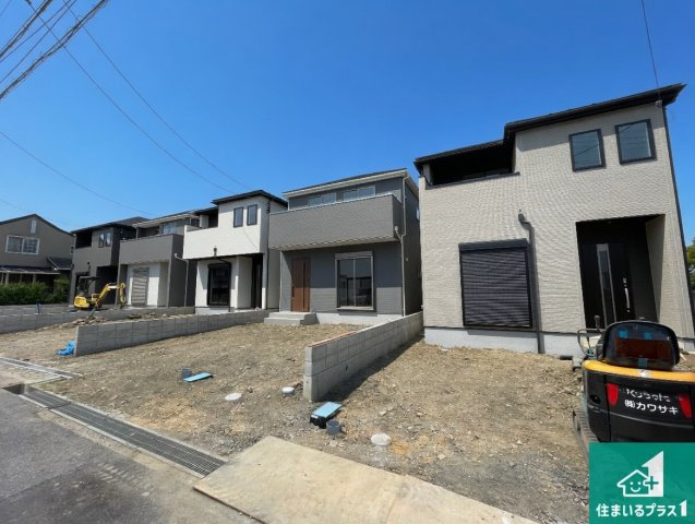 大津市千町　第1期　新築一戸建ての外観|現在の進捗状況です！順調に作業進行中、完成が待ち遠しいです！詳細の間取り等、お気軽にお問い合わせください！