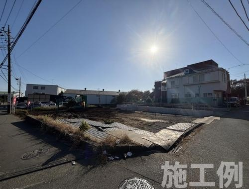 【前面道路含む現地写真】 | 【仲介手数料０円】相模原市中央区田名　新築一戸建て　全3棟 | 相模原市中央区田名　新築一戸建て　全3棟