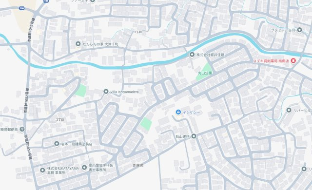 大津市千町　第1期　新築一戸建ての地図