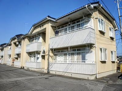 【外観】 | アップルガーデンA | 2階建のアパートです。