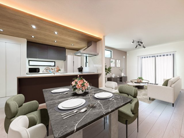 中央区丸塚町の外観|家具を配置しました。イメージ画像です。