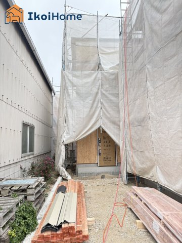 明石市魚住町西岡　B号棟の外観|【ホームページに現地動画掲載中】●年中無休：当日予約可●山陽電鉄「東二見」駅徒歩10分の5区画分譲地