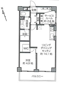 【間取り】 | ドルミ恵比寿
