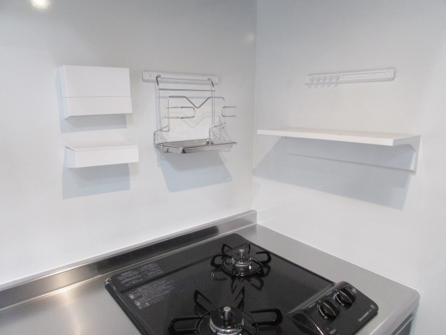 あんしんプラス安倉西08-2013のキッチン|コンパクトなキッチンで掃除もラクラク