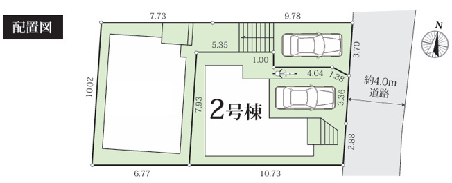 【区画図】 | 綾瀬市大上1丁目 新築戸建て 全2棟【仲介手数料無料】 | 【仲介手数料無料でご紹介可能です】大樹不動産