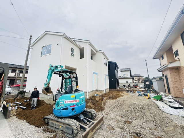 新築　伊勢崎市田中島町　Livele Garden.S　１号棟の外観|現地写真　2026年4月完成予定！類似物件のご内覧等、お気軽にお問合せください♪　							

　
