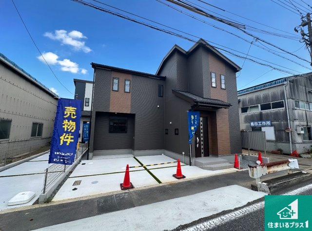 明石市魚住町西岡　新築一戸建ての外観|お客様に長く安心して住んでいだだける事にこだわった家づくり！住んでからのアフターサービスにもしっかりと取り組んでいます！