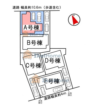 明石市魚住町西岡　A号棟のその他|【ホームページに現地動画掲載中】●年中無休：当日予約可●区画図です。