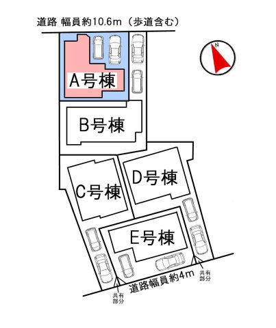 明石市魚住町西岡　A号棟のその他|【ホームページに現地動画掲載中】●年中無休：当日予約可●区画図です。