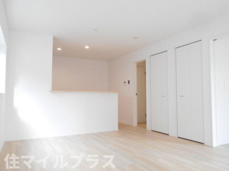 【居間・リビング】 | 郡山市富久山町久保田新築一戸建て2棟 | リビングです