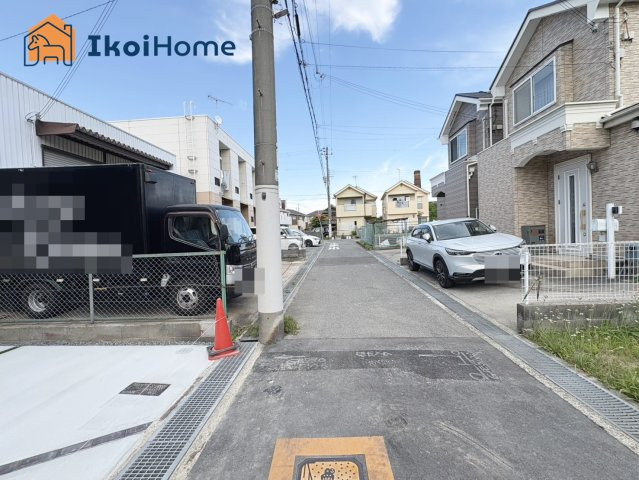 明石市魚住町西岡　D号棟の前面道路含む現地写真|【ホームページに現地動画掲載中】●年中無休：当日予約可●夜間でもご案内可能。いつでも問い合わせ可！