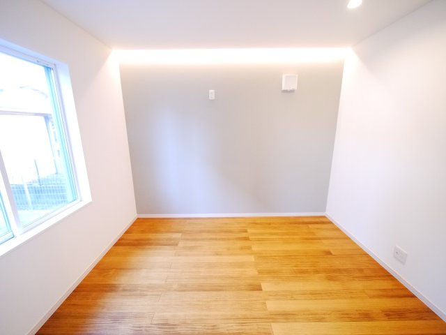 大網白里市大網　新築戸建の洋室|スーパーベイシア徒歩約2分 ３LDKロフト付 駐車2台可 オール電化推奨  リビング約16帖 全室洋