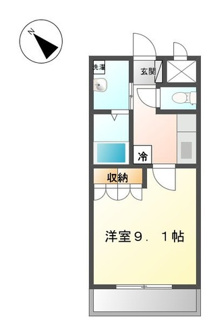 【間取り】 | グランドイーストⅡ | 間取図