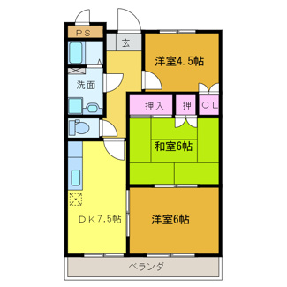 【間取り】 | サンクレスト大洲