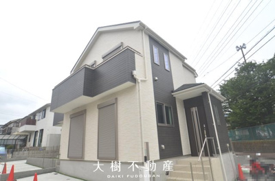 【外観】 | 綾瀬市寺尾釜田２丁目　新築戸建て　全２棟【仲介手数料無料】 | 建物完成しました！！内見可能です♪