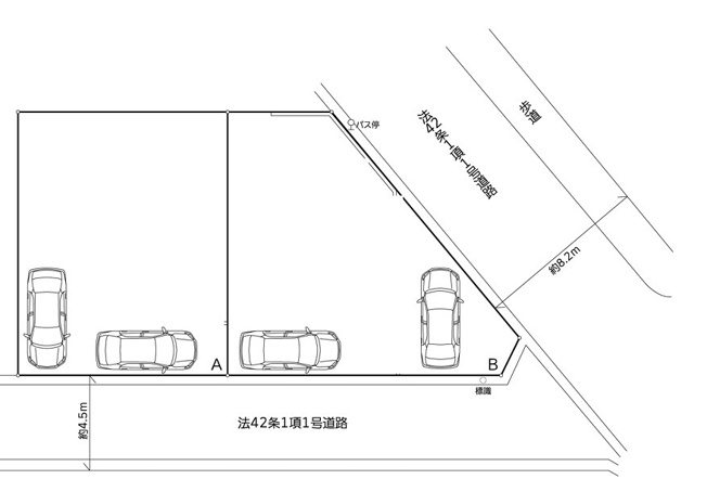 【区画図】 | 綾瀬市寺尾釜田２丁目　新築戸建て　全２棟【仲介手数料無料】 | 【仲介手数料無料でご紹介可能です】大樹不動産
