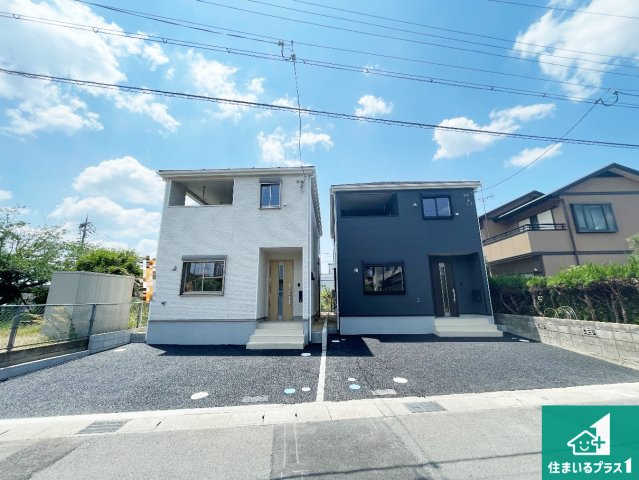 ★1(土)2(日)現地見学可能！★城陽市寺田市ノ久保　第6期　新築一戸建ての外観|安心の10年保証！外観を美しく保ち、雨水で汚れを落とします！気になることがありましたら、お気軽にお問い合わせください！