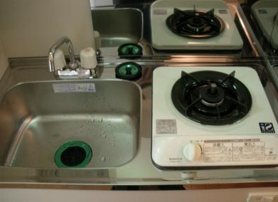 シエスタミモザのキッチン|ガスキッチン