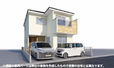 【外観パース】 | 西舞子９丁目　新築戸建　２区画