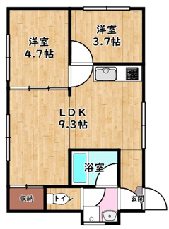 【間取り】 | Prestige南高田
