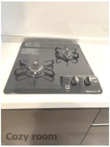 【キッチン】 | WORVE吹田江坂 | 女性に人気の「ガス２口」コンロ付き♪