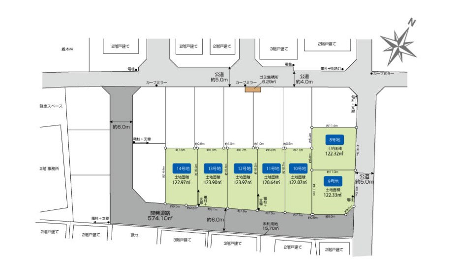 売地／入間郡三芳町北永井３期　全７区画