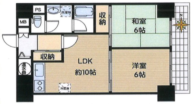 赤門ロイヤルハイツの間取り