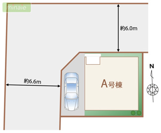 【区画図】 | ファミリークローク　リビングイン階段　夏見3　限定1棟
